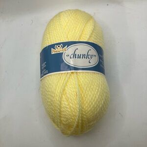 Phentex‎ Yarn 3.5 oz Yellow Chunky Acrylic Soft Craft Supplies Fiber Arts